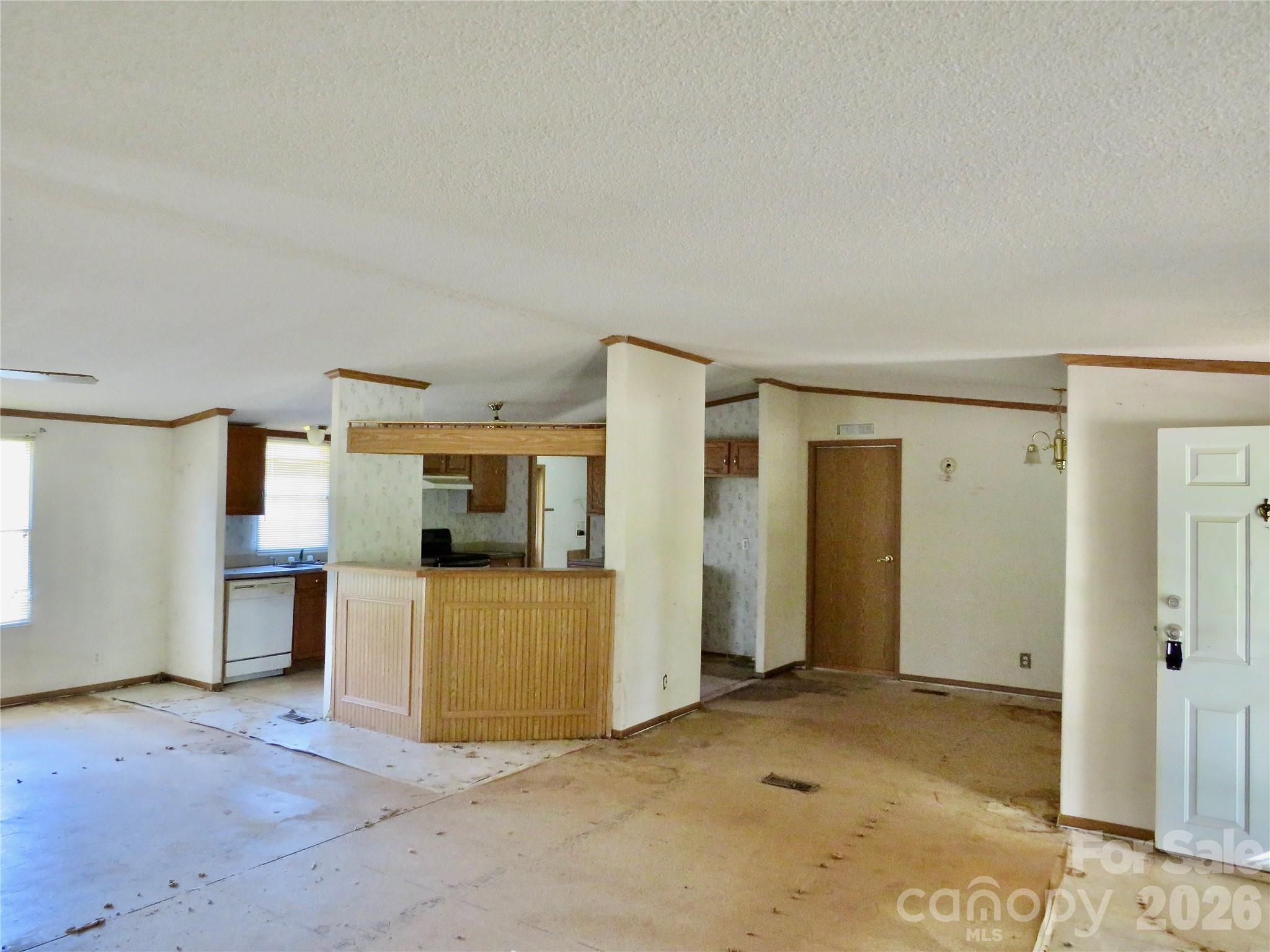 Den/Dining area - 206 Andy Drive, Forest City