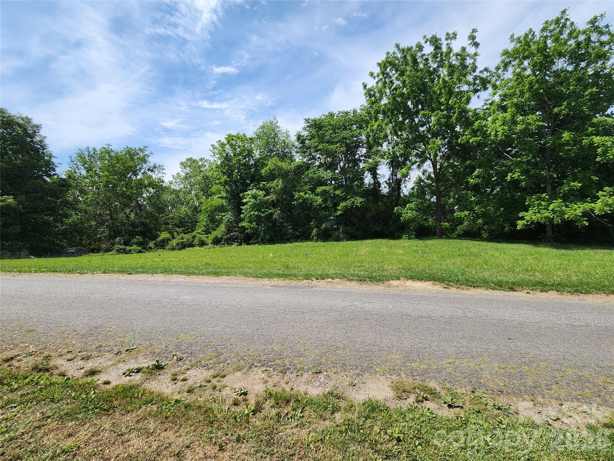 Looking at lot from across the street - TBD Rock Hill Place, Asheville