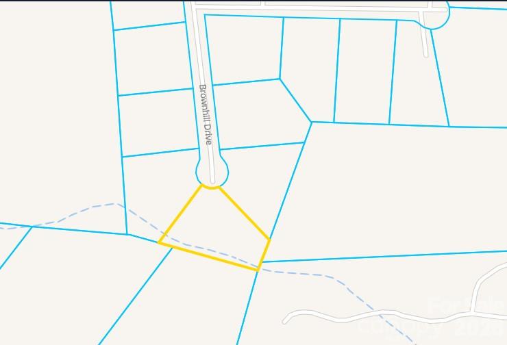 Map from Cabarrus County GIS & Land Records - 6365 Brownhill Drive, Davidson