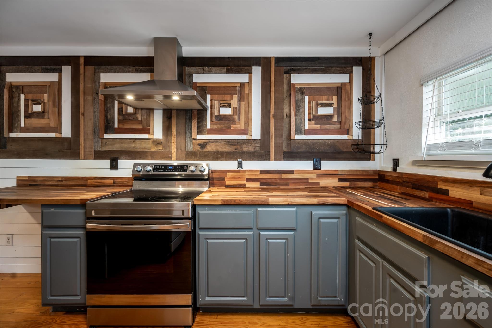 Kitchen remodel with custom woodwork - 89 Sayles Town Road, Fairview
