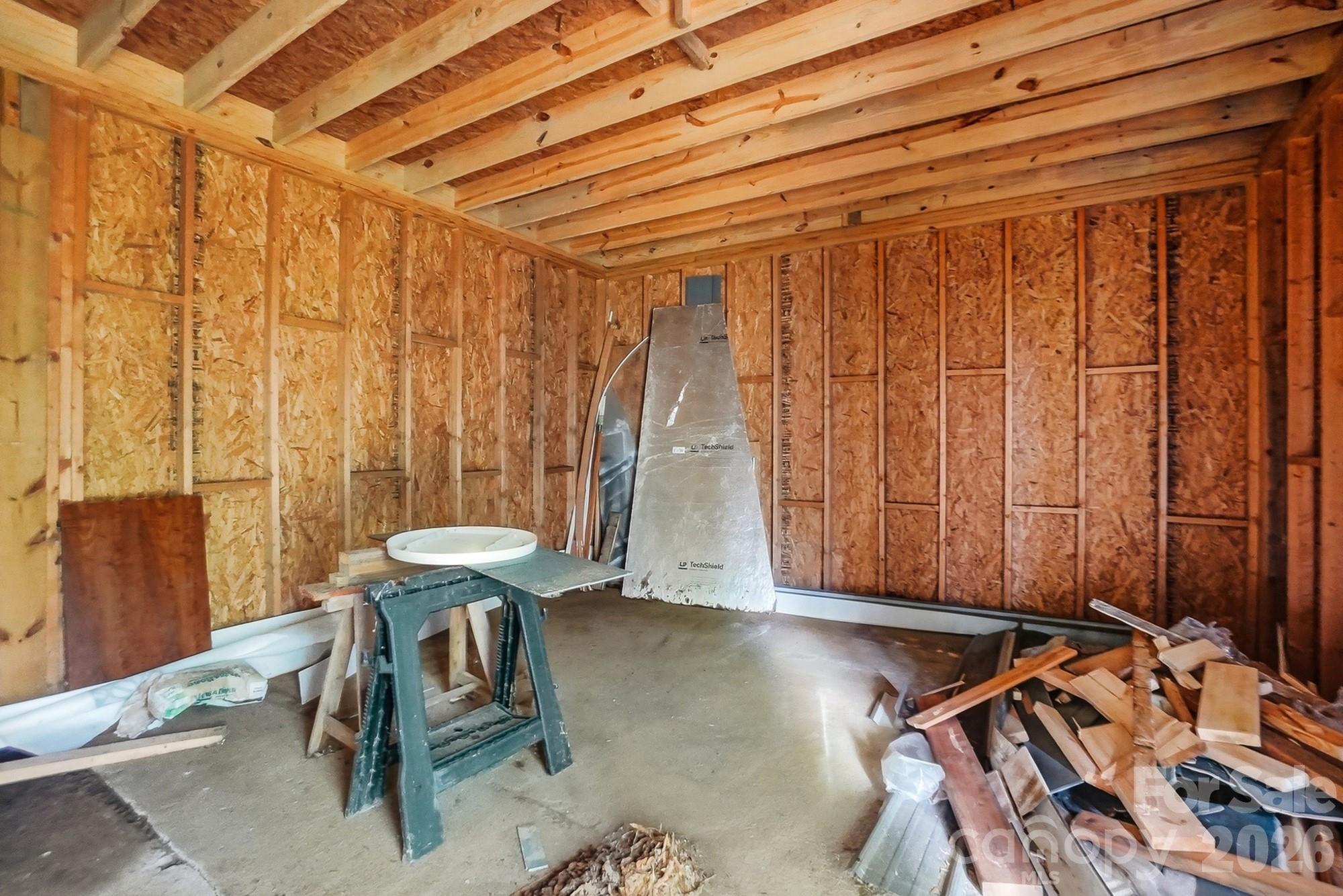 Inside garage storage space - 6308 Covecreek Drive, Charlotte