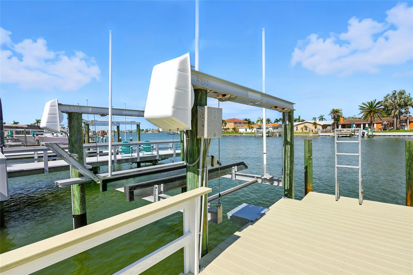 Bring your boat!  The private composite dock and boatslip is equipped with electric, water, and a fish cleaning station. - 545 BOCA CIEGA POINT BLVD N, ST PETERSBURG