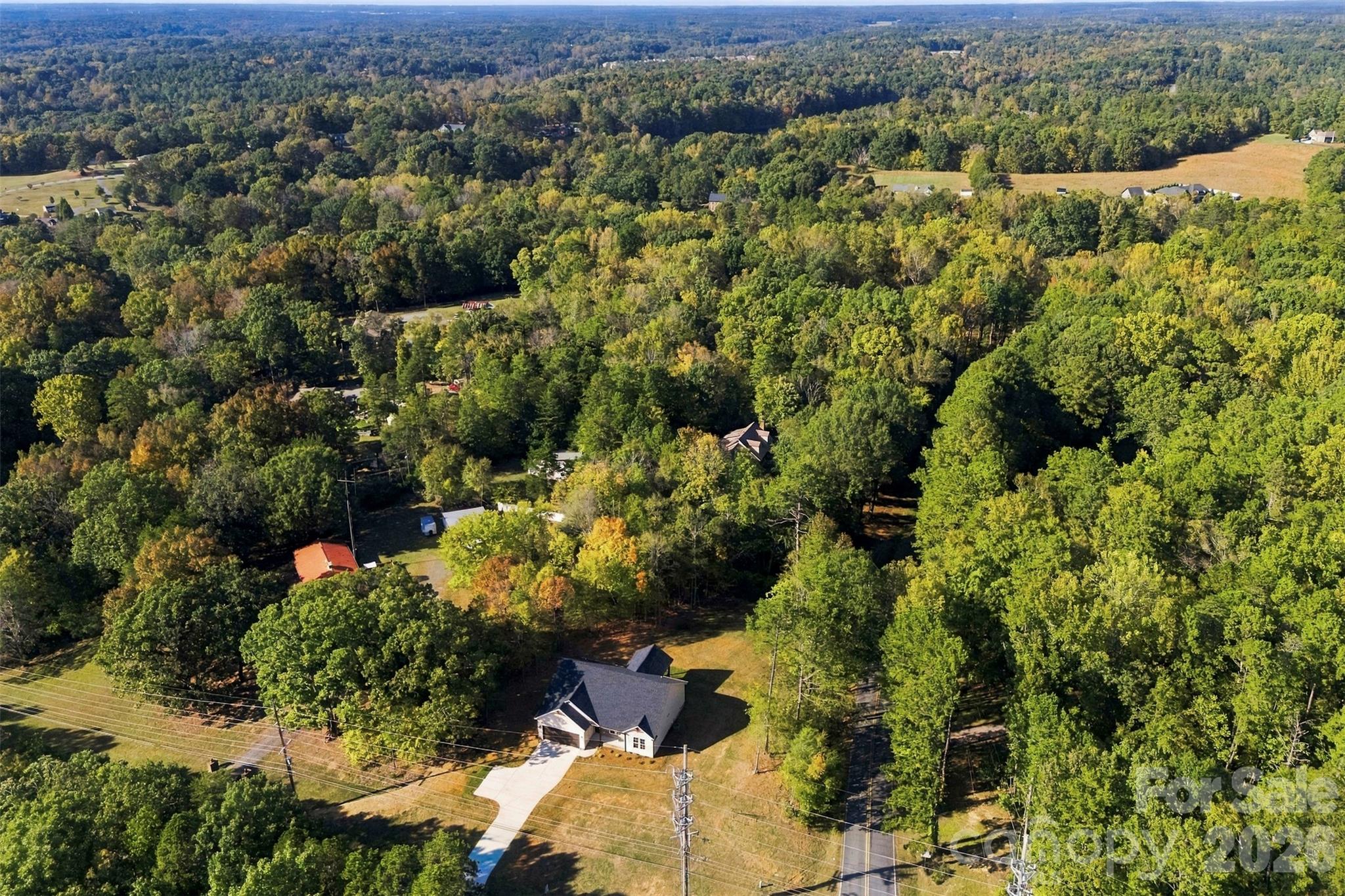 Aerial View - 2975 Old Airport Road, Concord