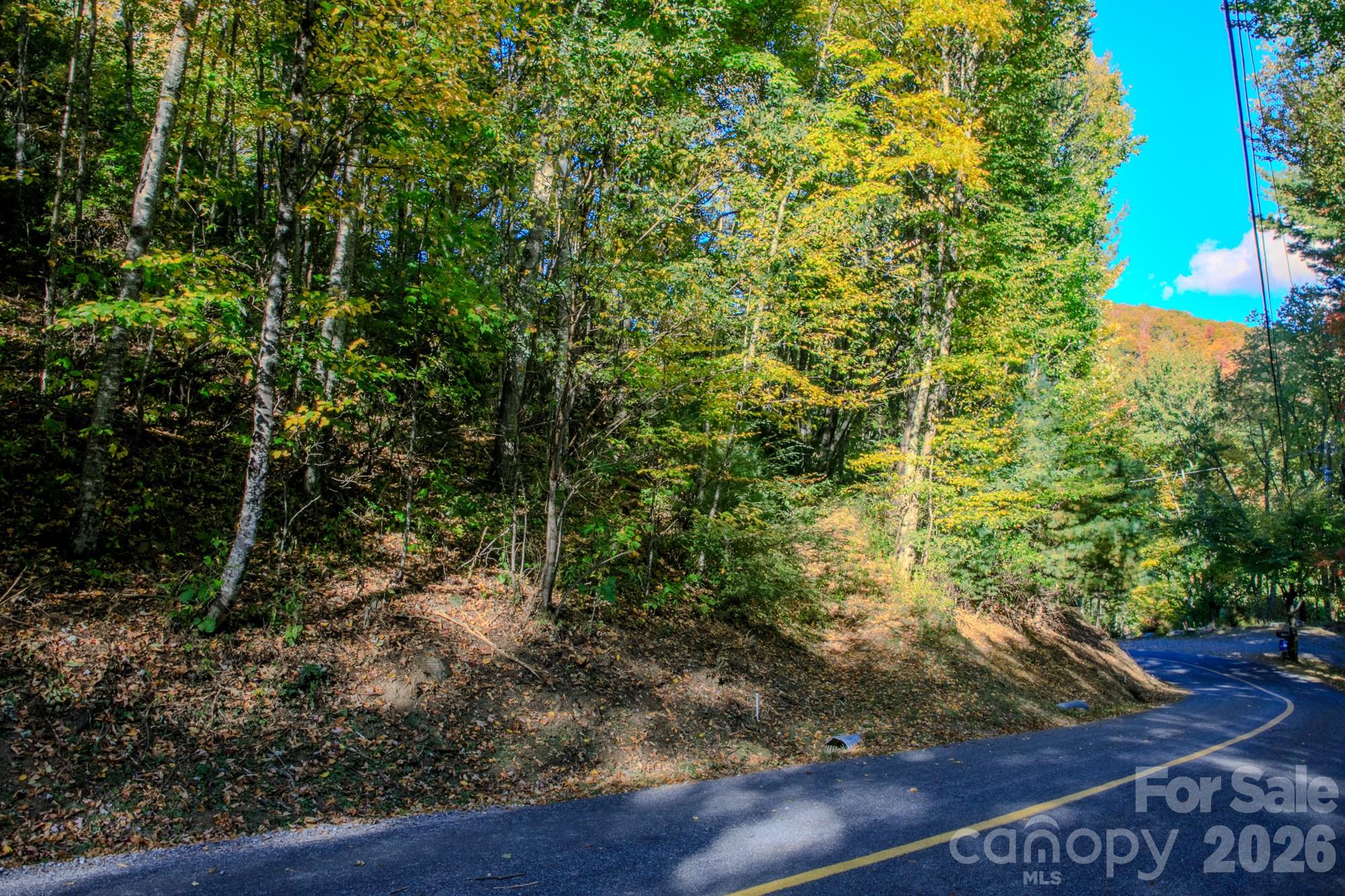 From the road looking down hill - 0000 Laurel Ridge Road N, Maggie Valley