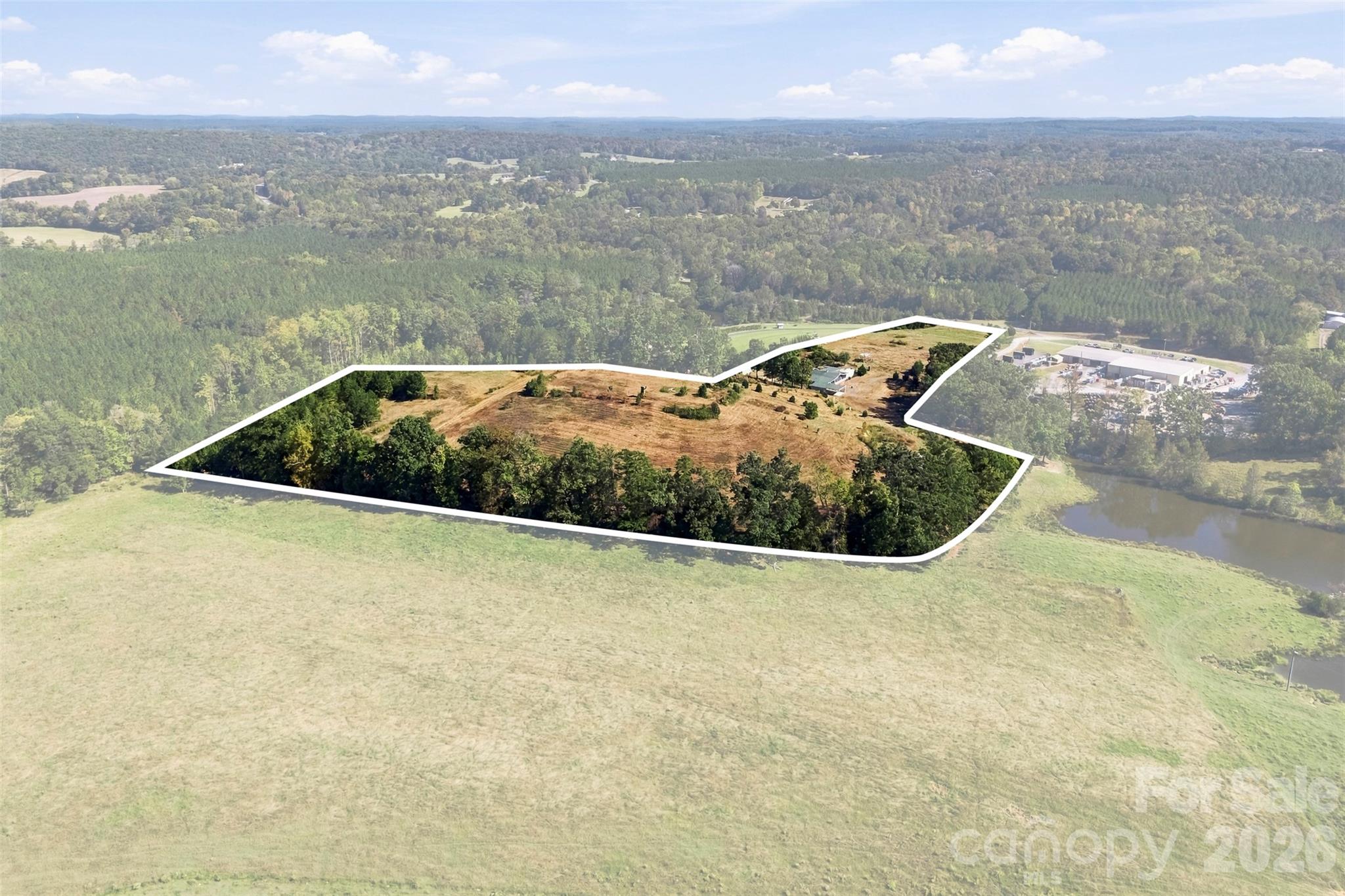 View from Back of Property - 10327 Hwy 49 Highway, Mount Pleasant