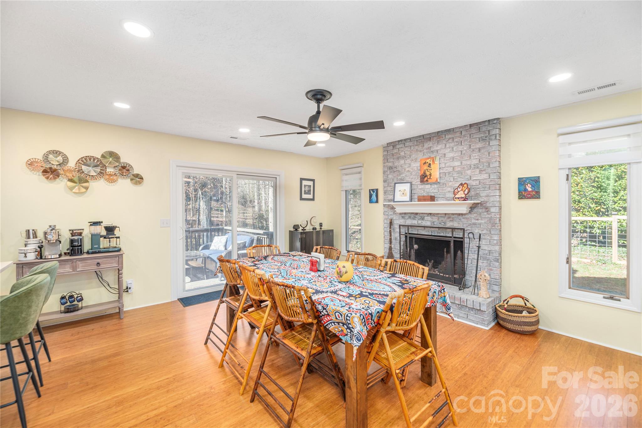 Dining off kitchen, however the floor plan allows for flexibility of location - 330 Woody Lane, Asheville