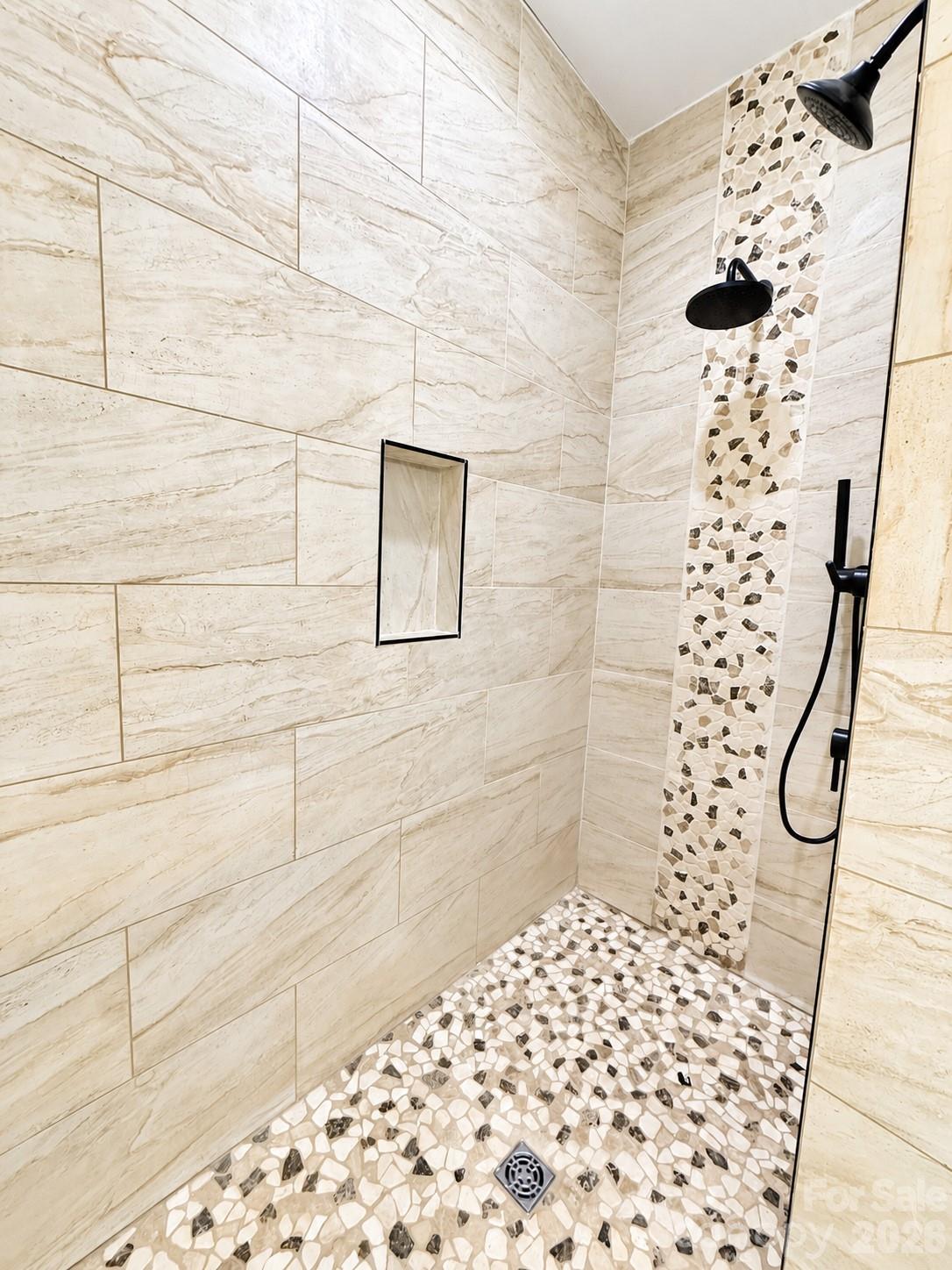 Master walk in shower - 3 Locust Street, Asheville