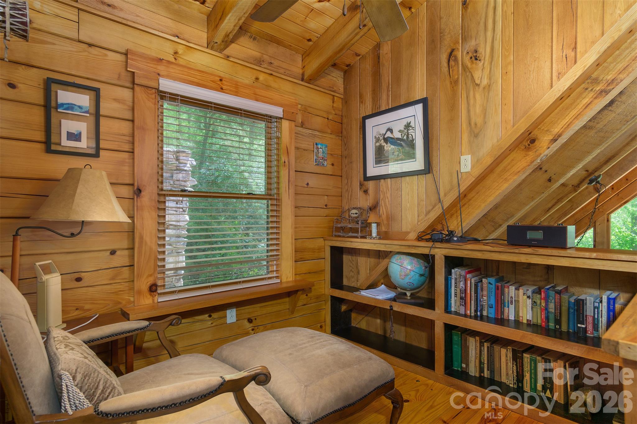 Sitting / reading nook in Master Loft room. - 171 Camp Elliott Road, Black Mountain