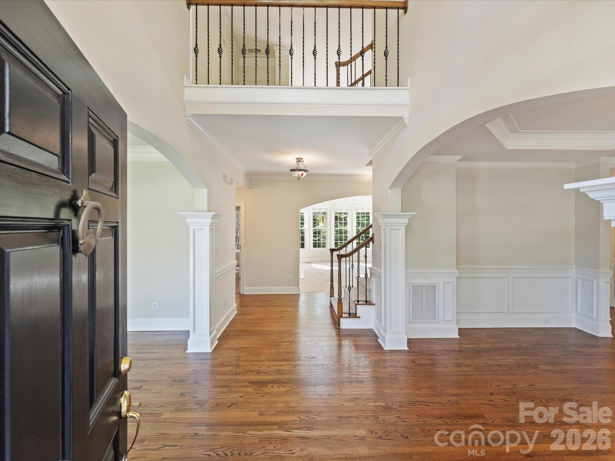 Stunning two-story foyer - 7705 Stonehaven Drive, Waxhaw