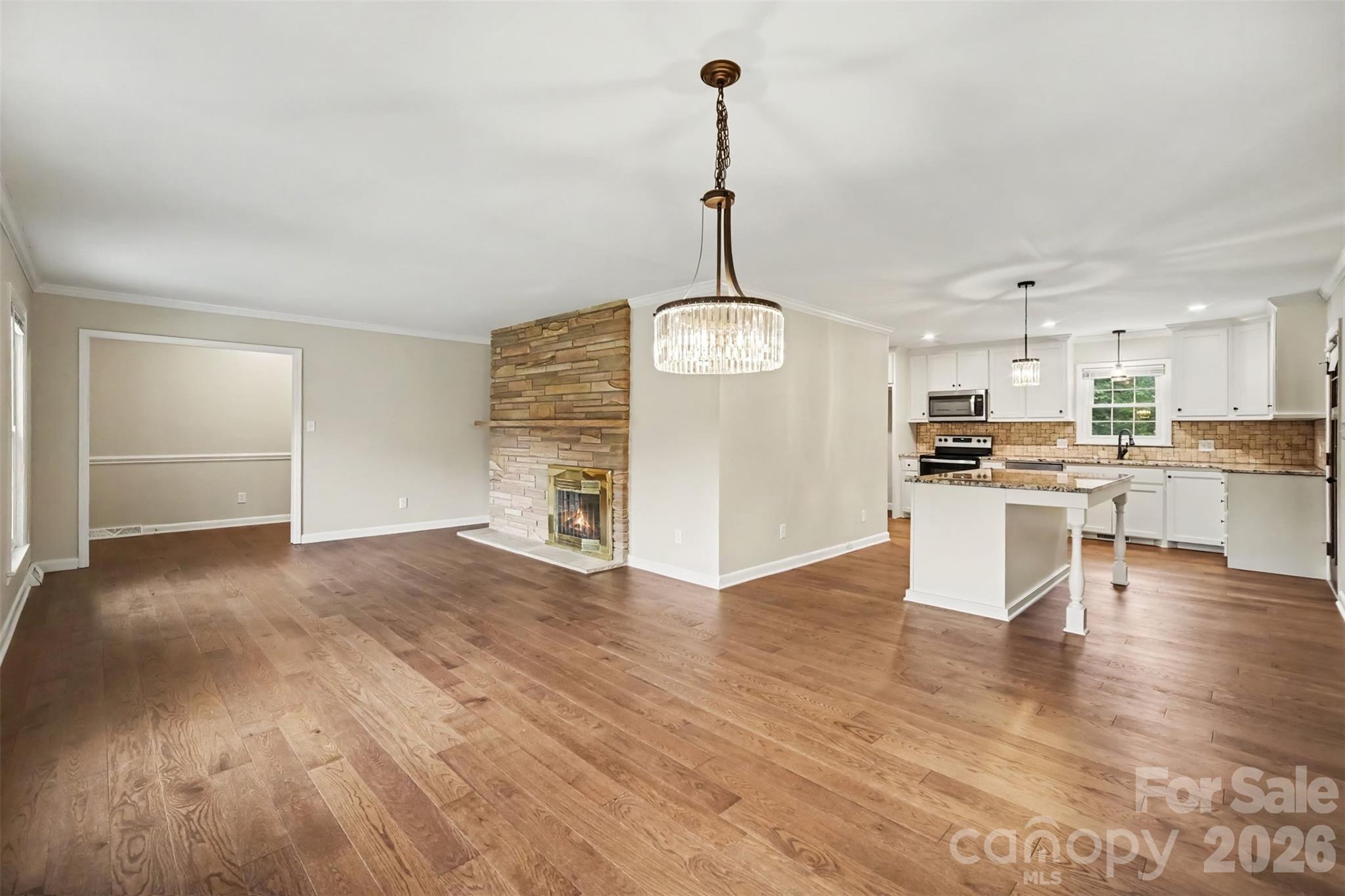 Kitchen/Living room area - 304 Gregory Road, Statesville
