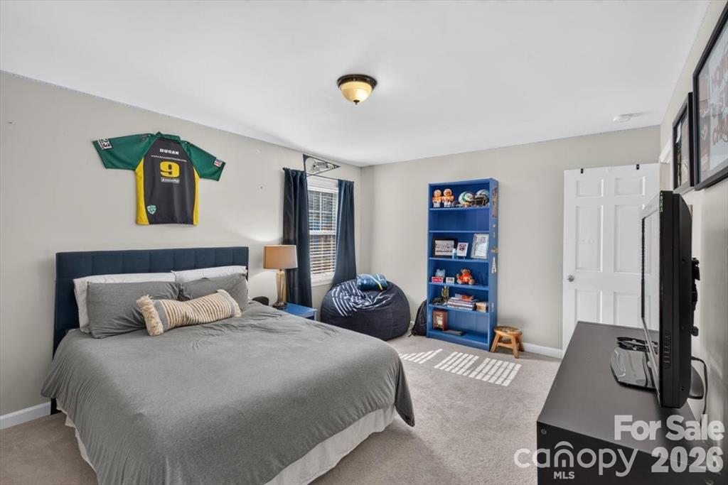 Guest Bedroom #1 - 4124 Bridgewood Lane, Charlotte
