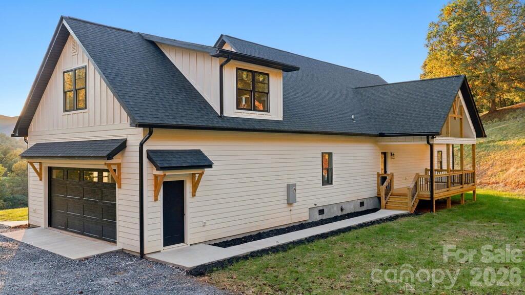 Back of home - 431 Tahlfield Road, Sylva