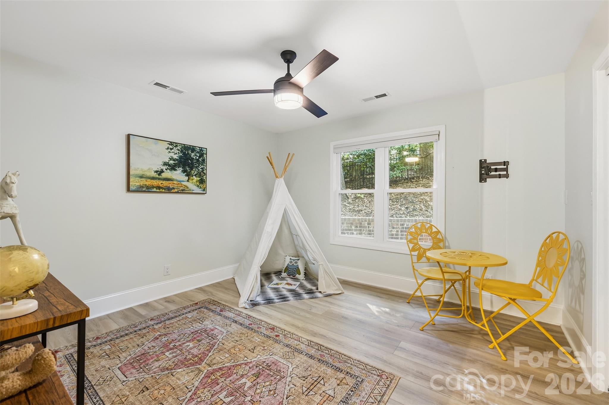 Rounding out this home, here is the 4th bedroom with large closet and tree views of the private backyard - 16 Tanglewood Road, Lake Wylie