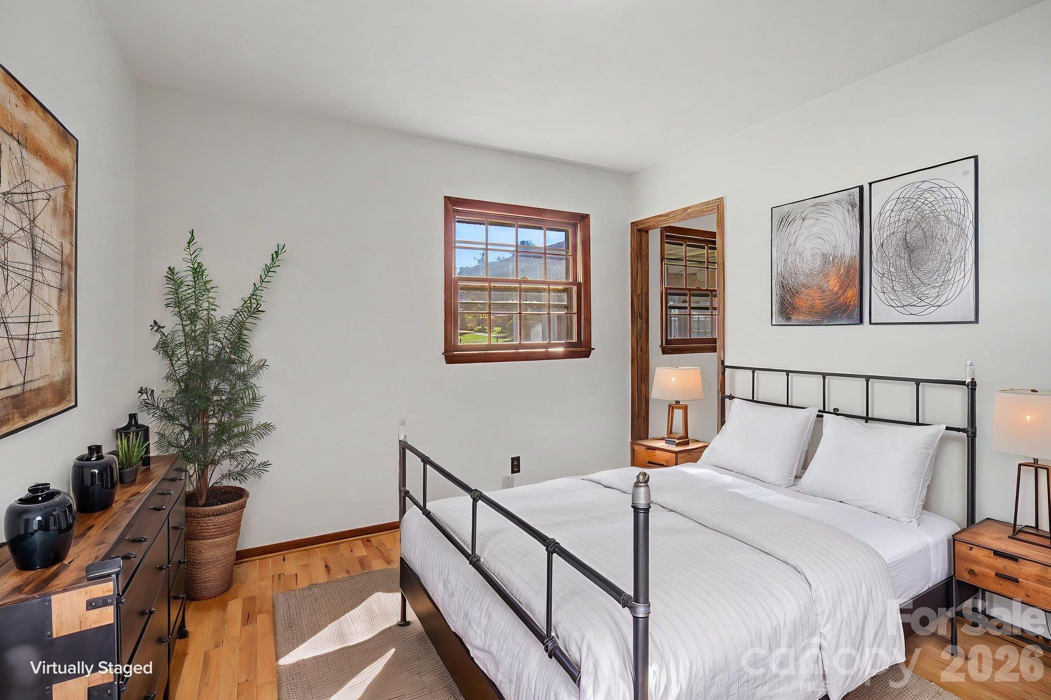 Primary Bedroom virtually staged - 188 Pinner Road, Arden