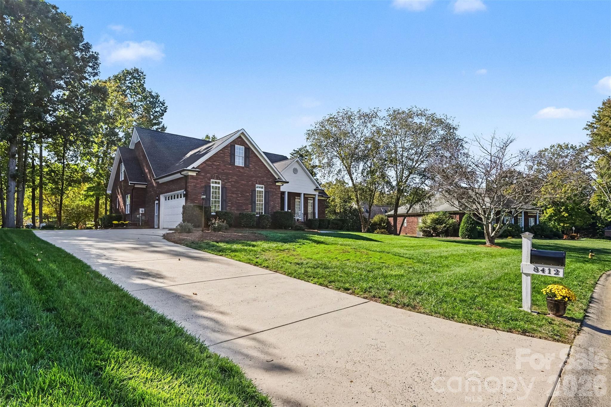 View from the road. Tons of room to park!! - 8412 Locksley Drive, Harrisburg