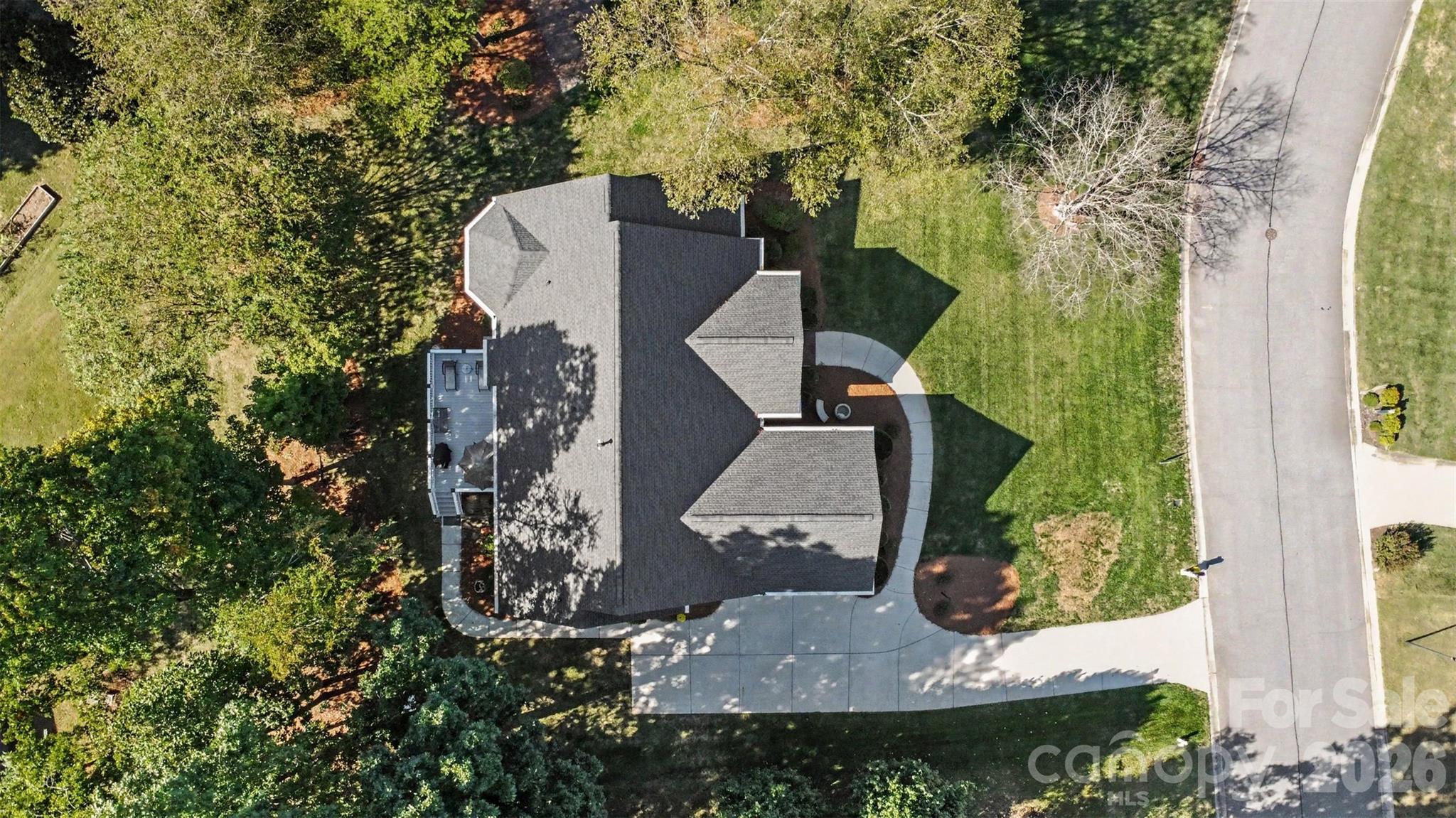 Another view of home from above. - 8412 Locksley Drive, Harrisburg