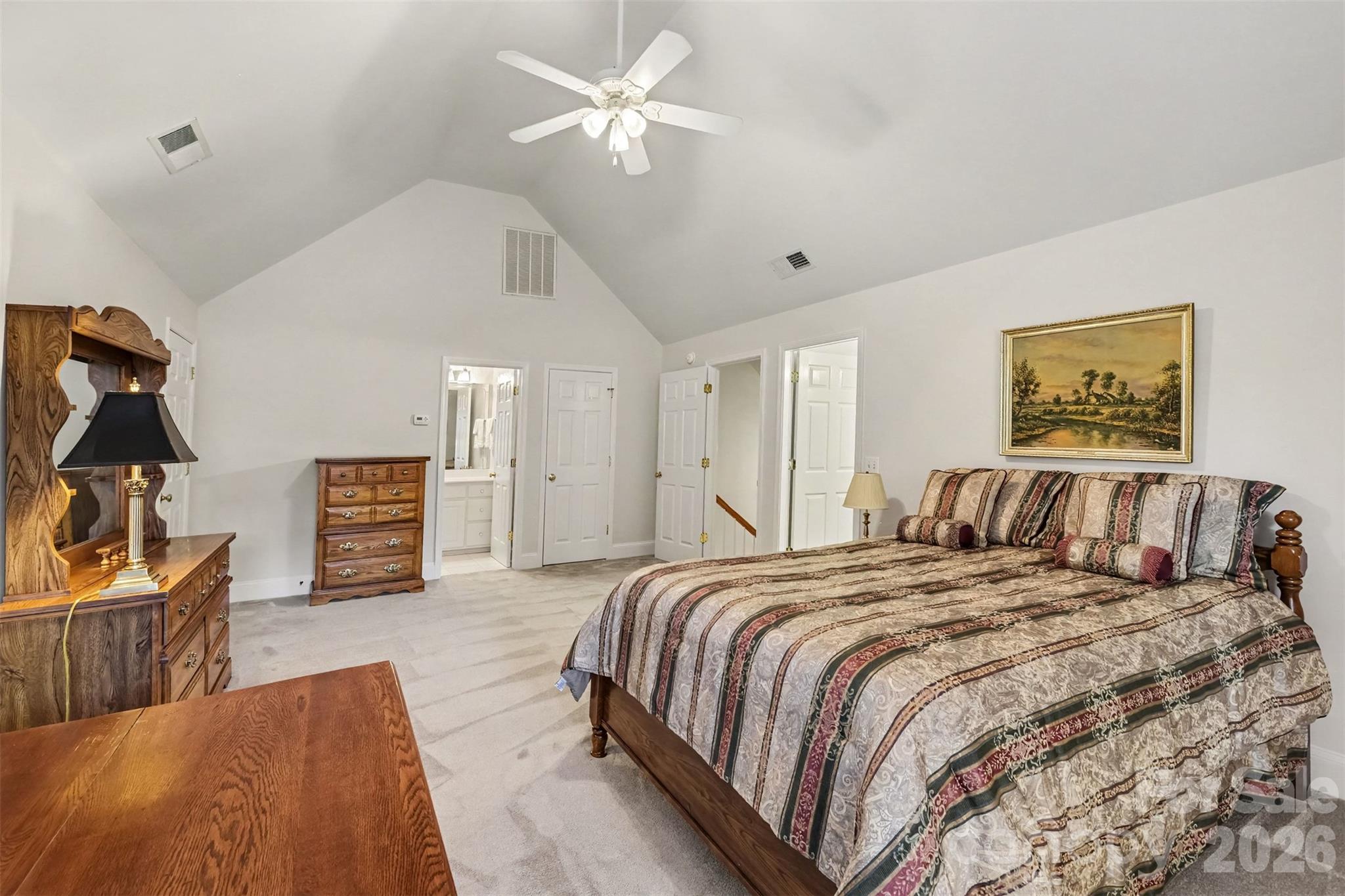 Another view of the Second Floor Bedroom/Bonus Room. Private Stairway Entrance. - 8412 Locksley Drive, Harrisburg