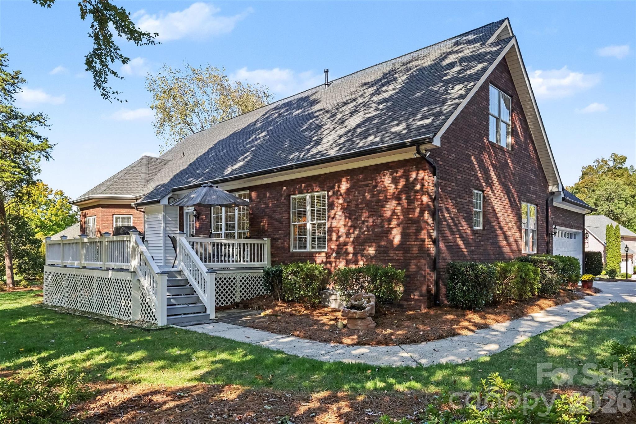 View of the back of the home. Easy access from driveway to deck. - 8412 Locksley Drive, Harrisburg