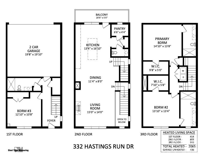 Townhouse at 332 Hastings Run Drive, Charlotte, photo 4 of 31
