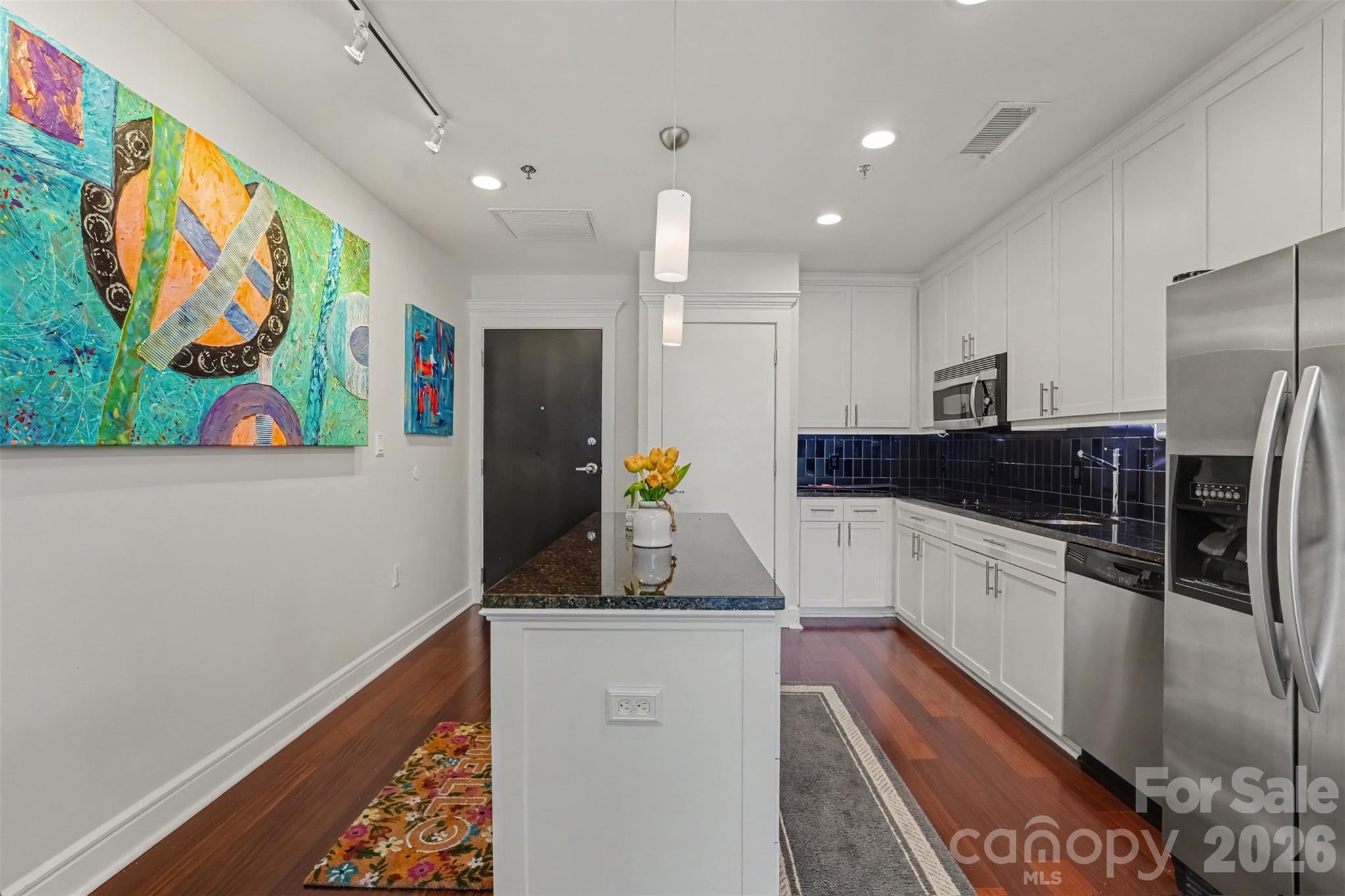 Kitchen and Front Door - 333 W Trade Street, Charlotte