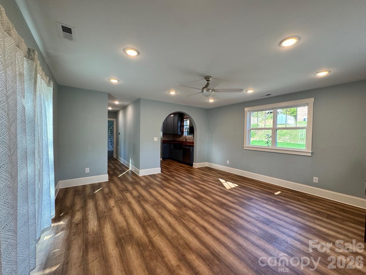 View from front entry - 52 North Lane, Brevard