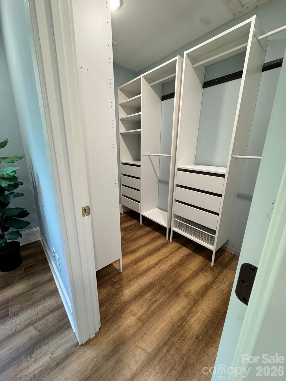 Seller went above and beyond on this small house.  Impressive walk in closet with ample storage. - 52 North Lane, Brevard