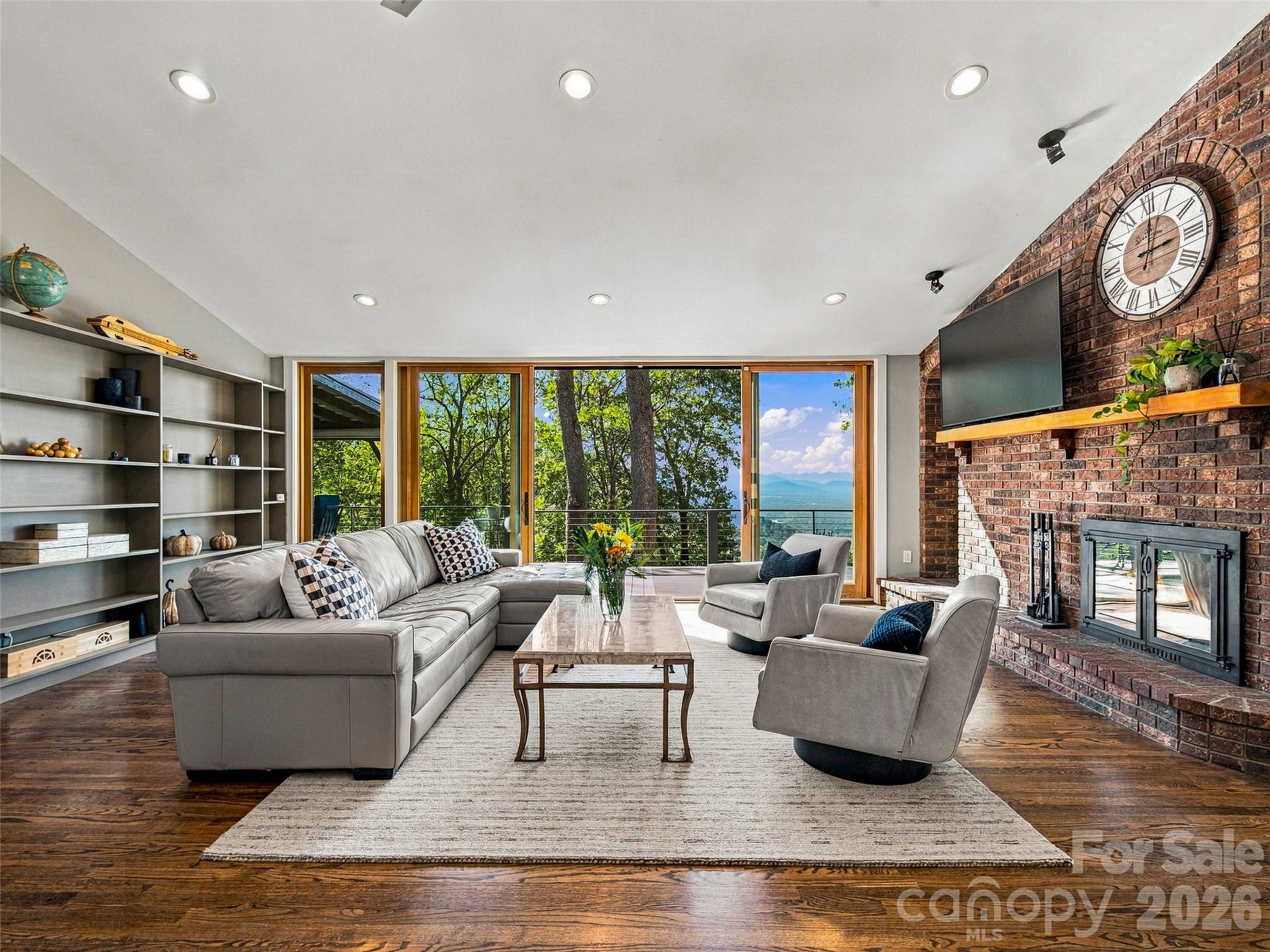 Hardwood floors, so beautiful - 21 Peach Knob Drive, Asheville