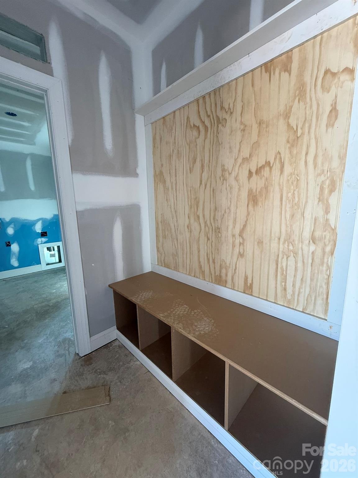 Construction progress of homesite 87 - 2181 Caravan Lane, Stanley