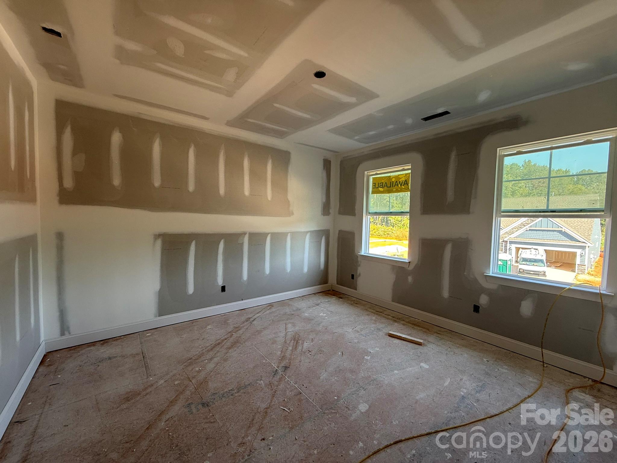 Construction progress of homesite 87 - 2181 Caravan Lane, Stanley