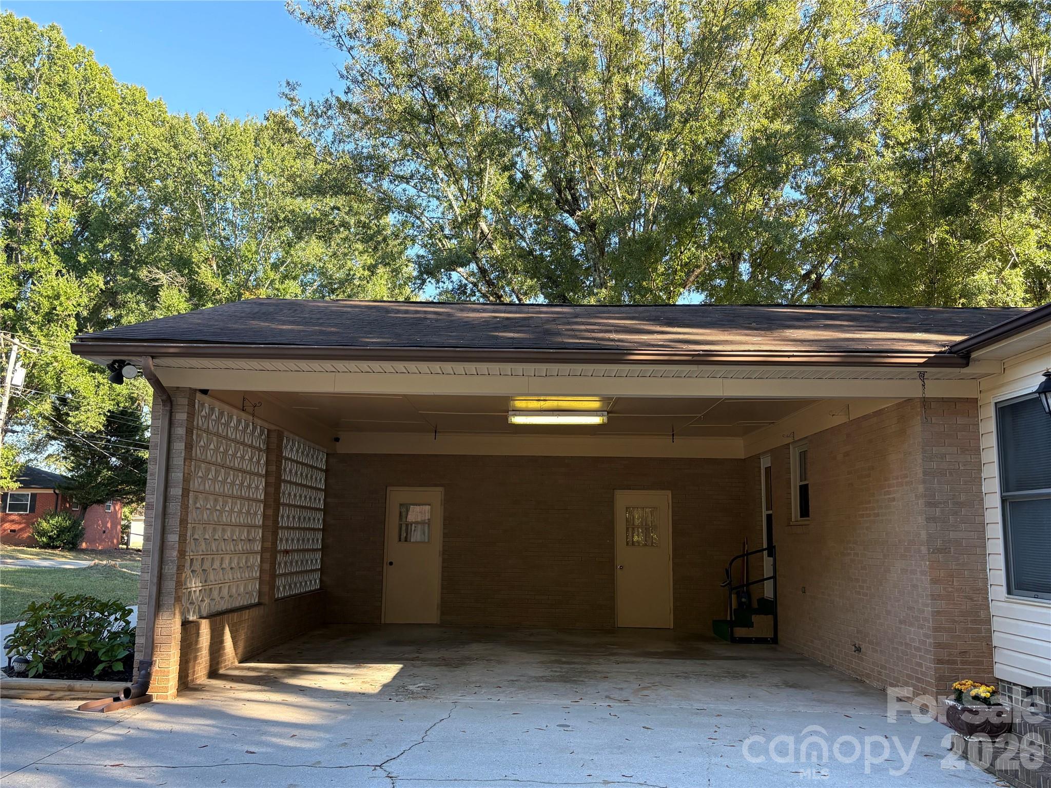 Carport and utility storage rooms - 94 Tulip Avenue, Concord