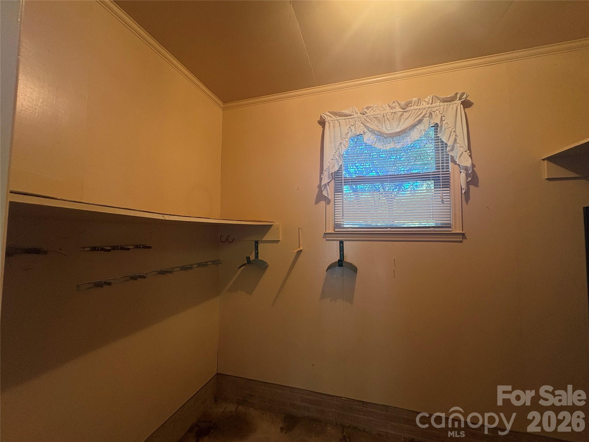 Utility room storage off carport (left view) one of two rooms - 94 Tulip Avenue, Concord