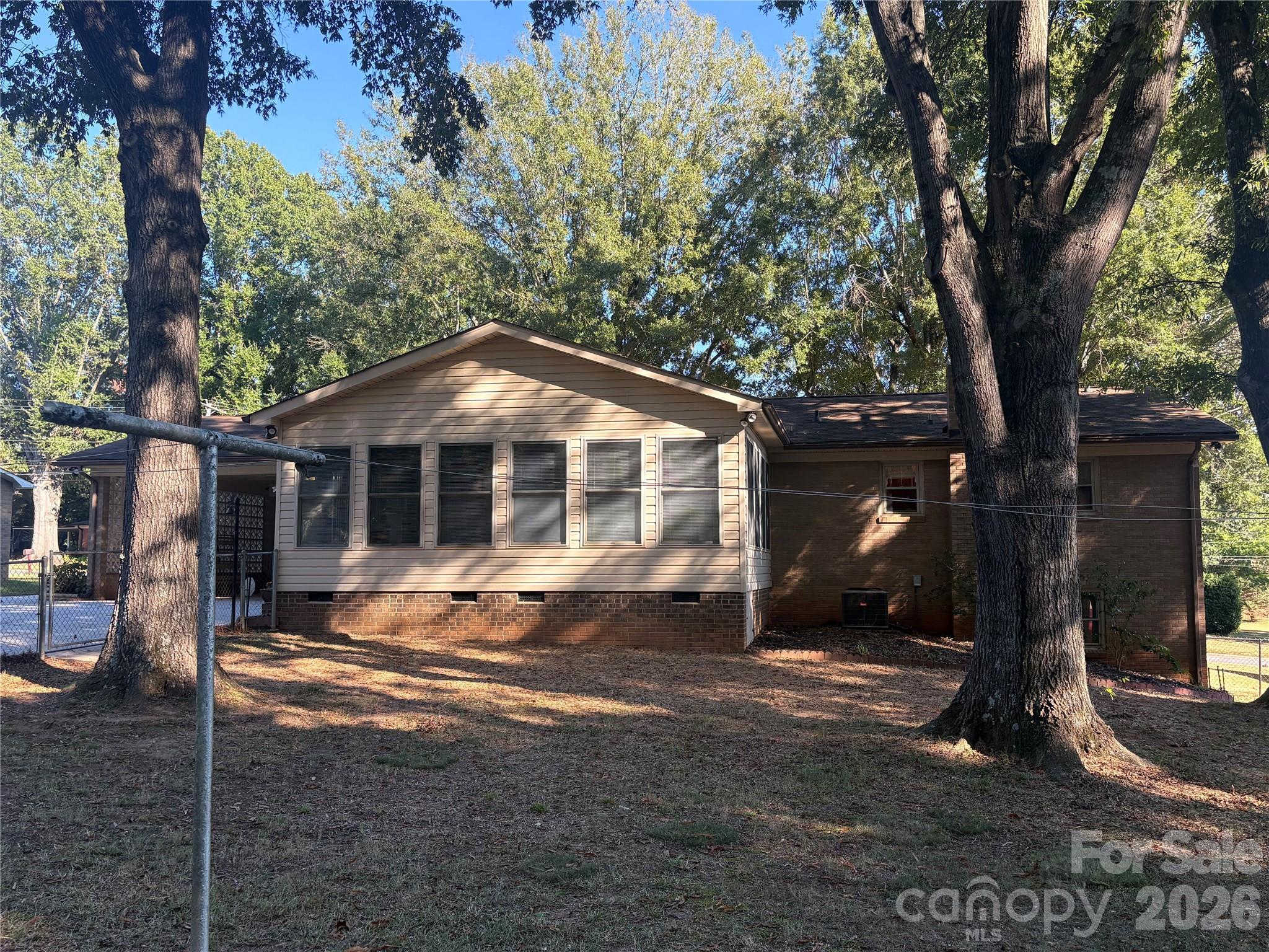 Back yard view and sunroom - 94 Tulip Avenue, Concord