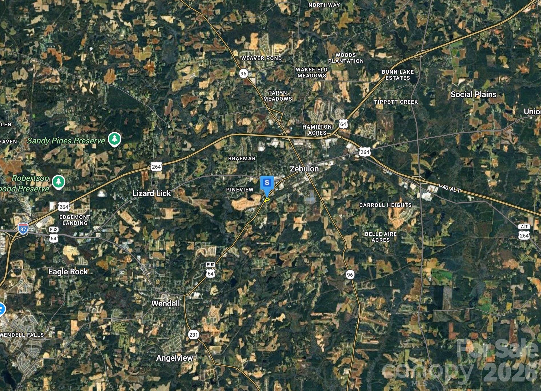 Unimproved Commercial at 901 MacK Todd Road, Zebulon, photo 4 of 5