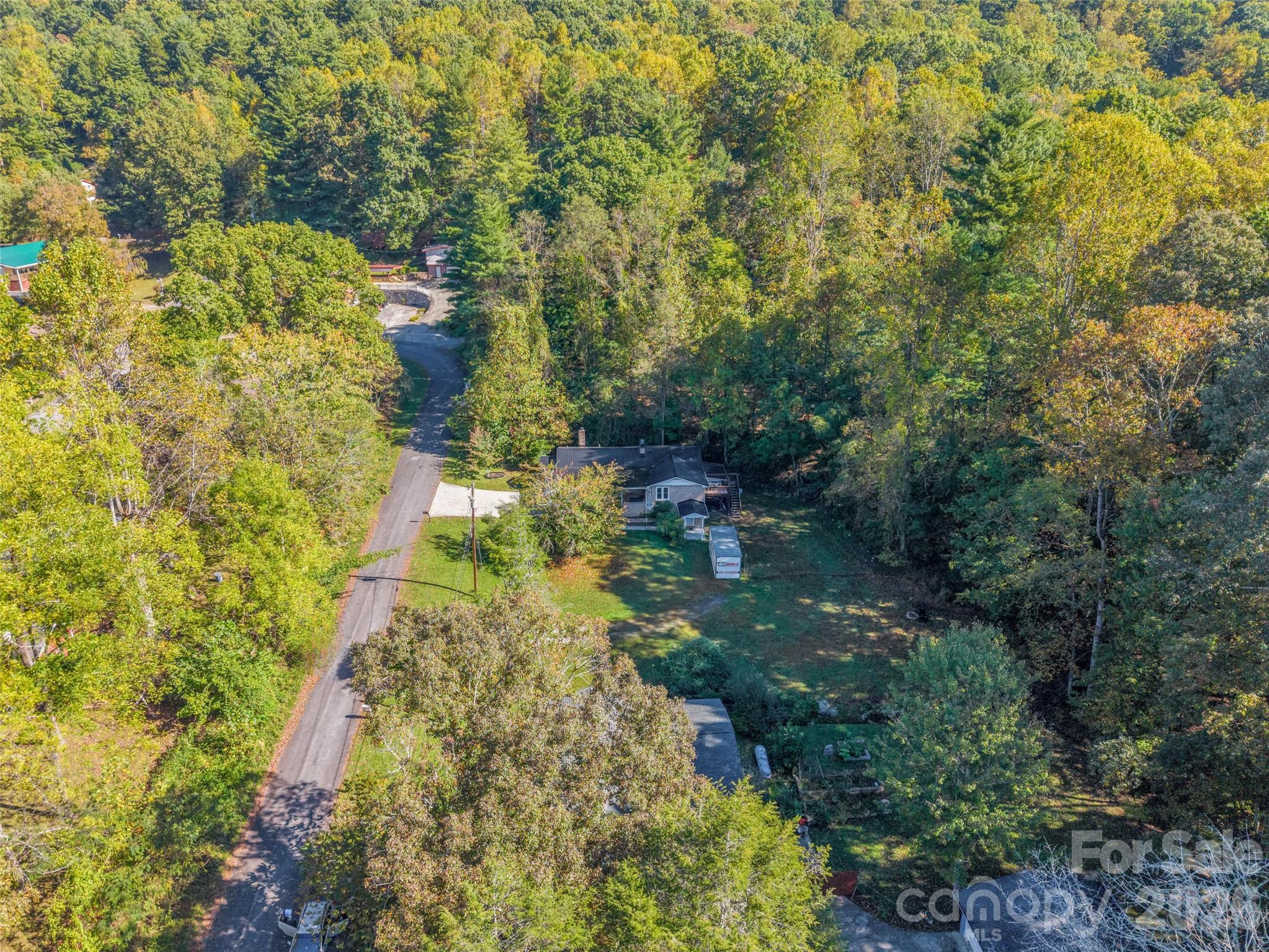 A wider view of the neighborhood and property setting. - 913 Dorothy Street, Hendersonville