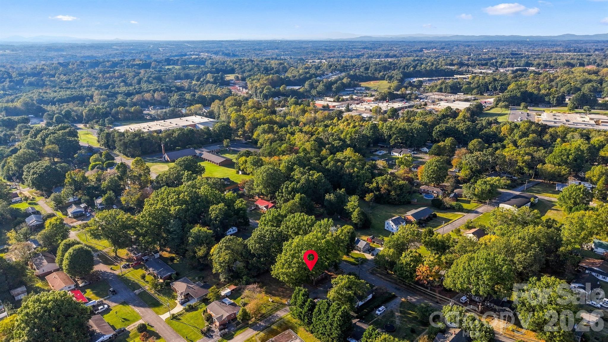 Drone view, lots of trees! - 203 W 21st Street, Newton