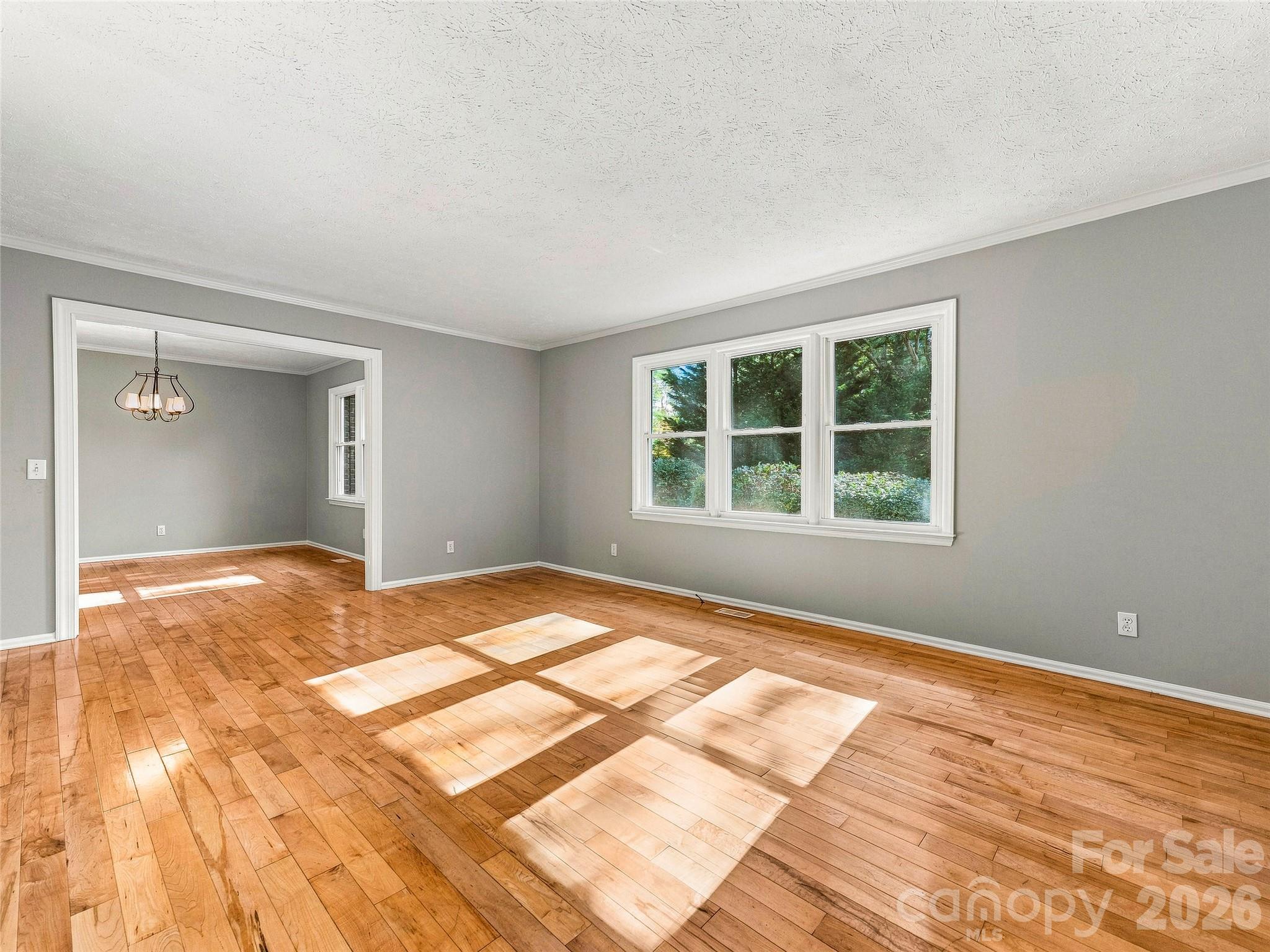 Living Room Flows to Dining Room - 133 Kent Lane, Hendersonville