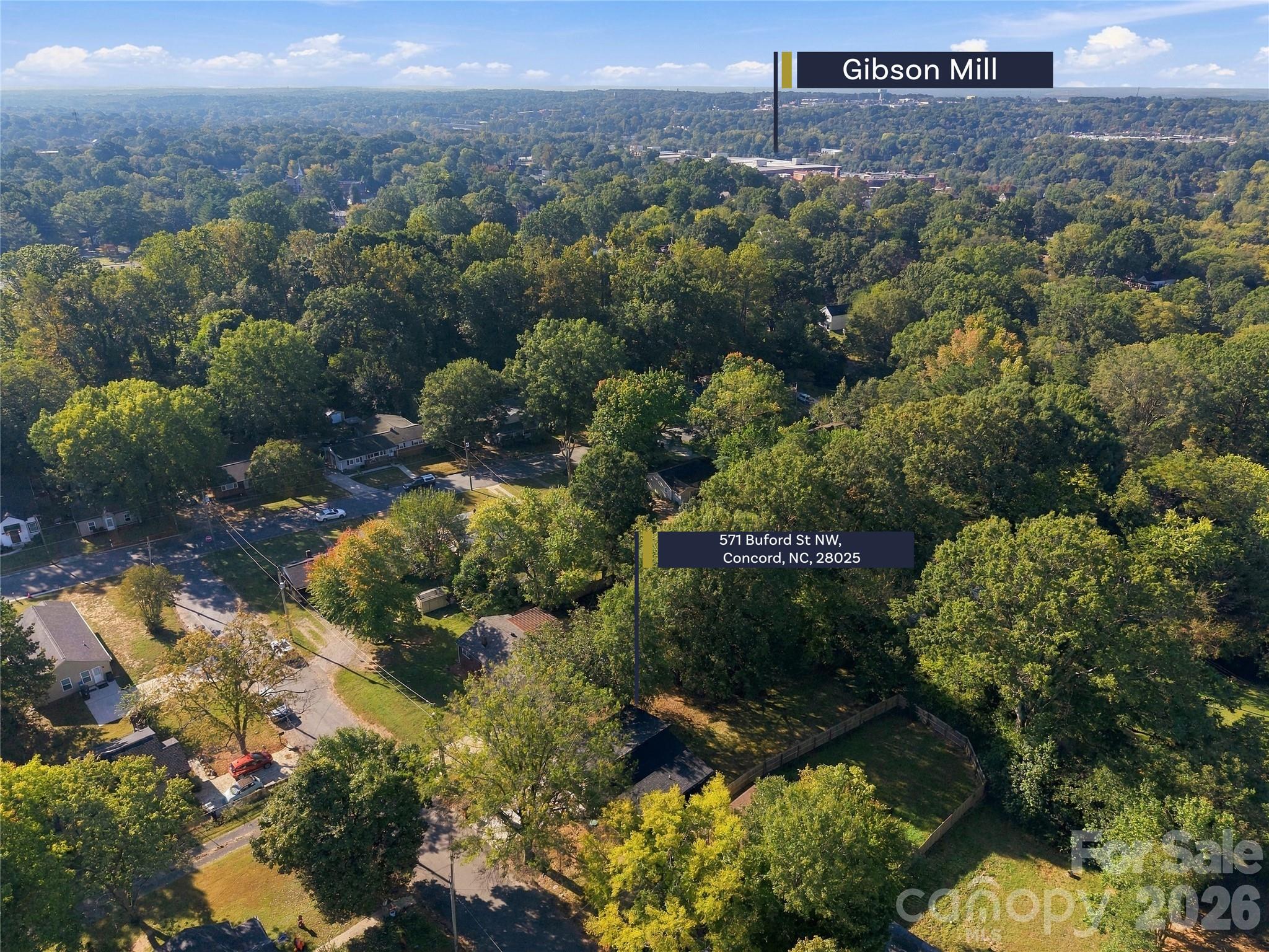 Location. So close to downtown and the Gibson Mill - 571 Buford Drive SW, Concord