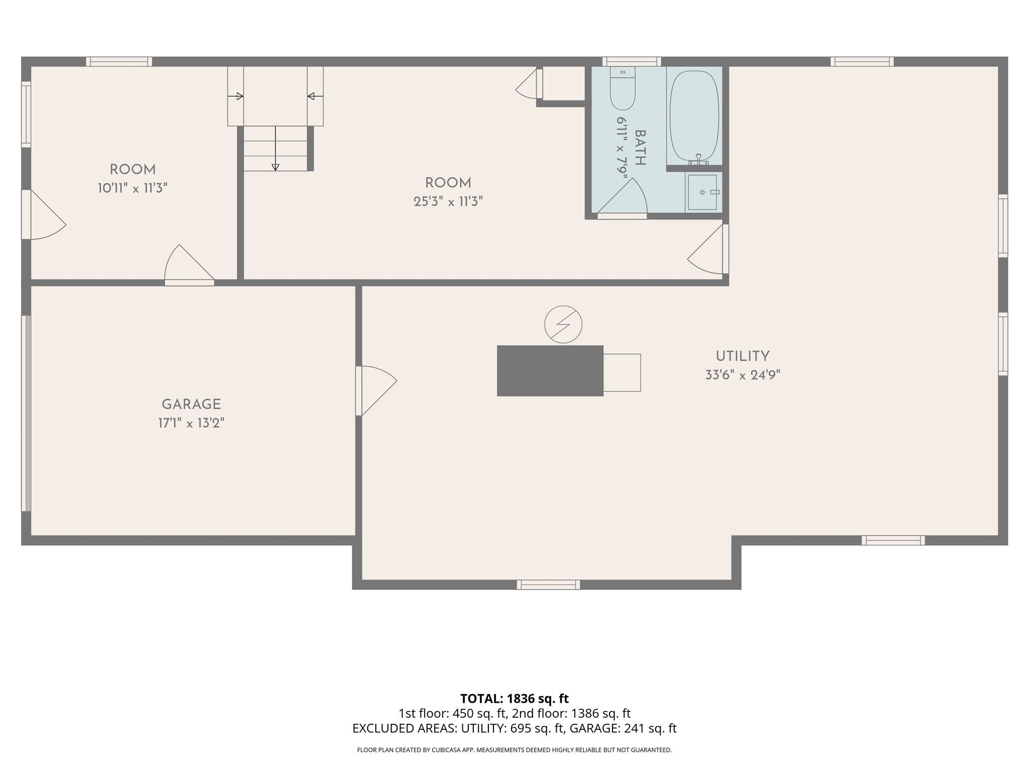 Lower Level Floor Plans - 340 School Road, Asheville