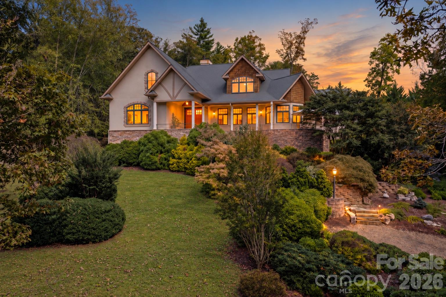 Exquisite Custom-Built Home In Keswick Hills - 211 South Plains Drive, Asheville