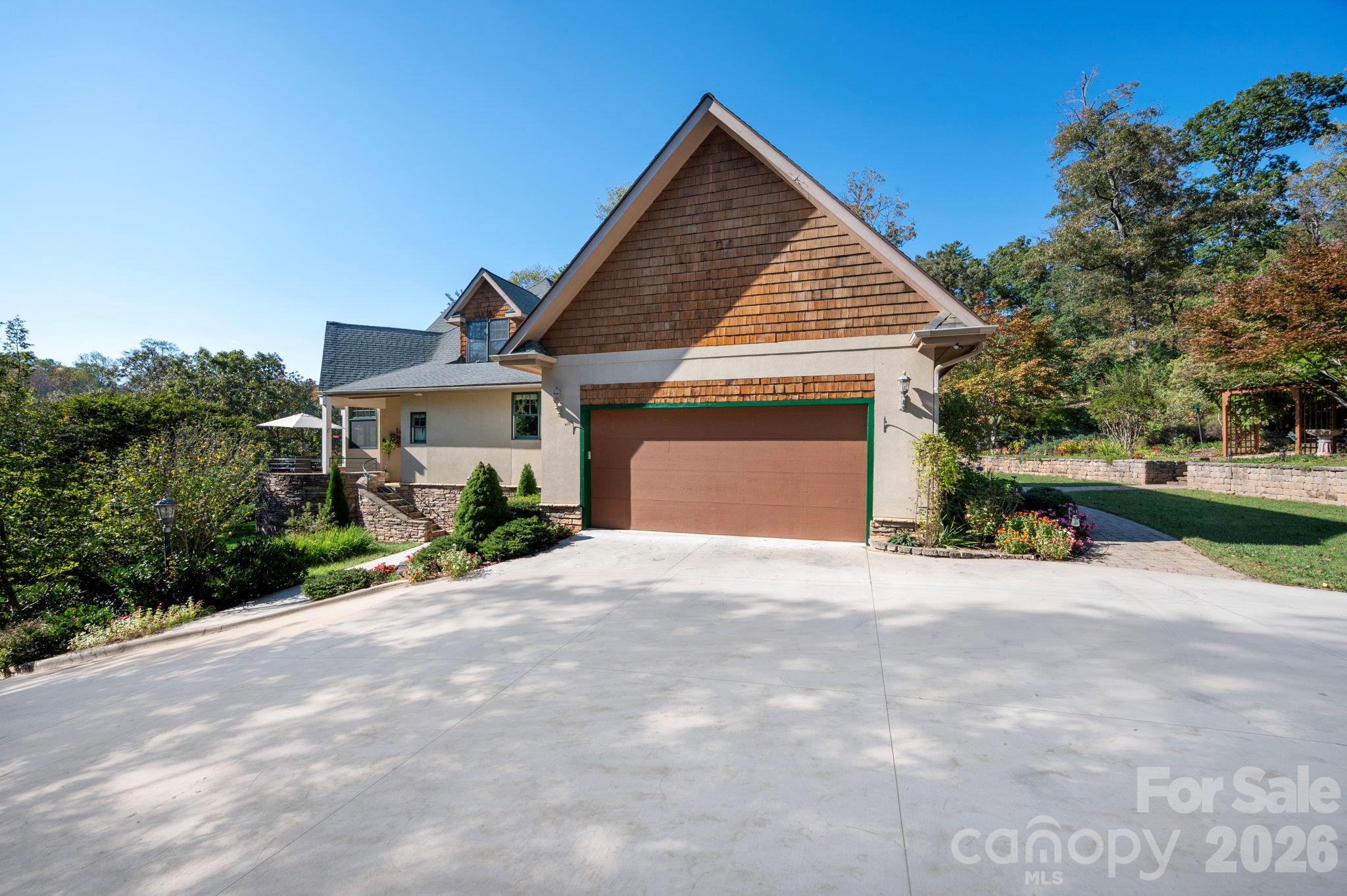 Two-Car Attached Garage - 211 South Plains Drive, Asheville