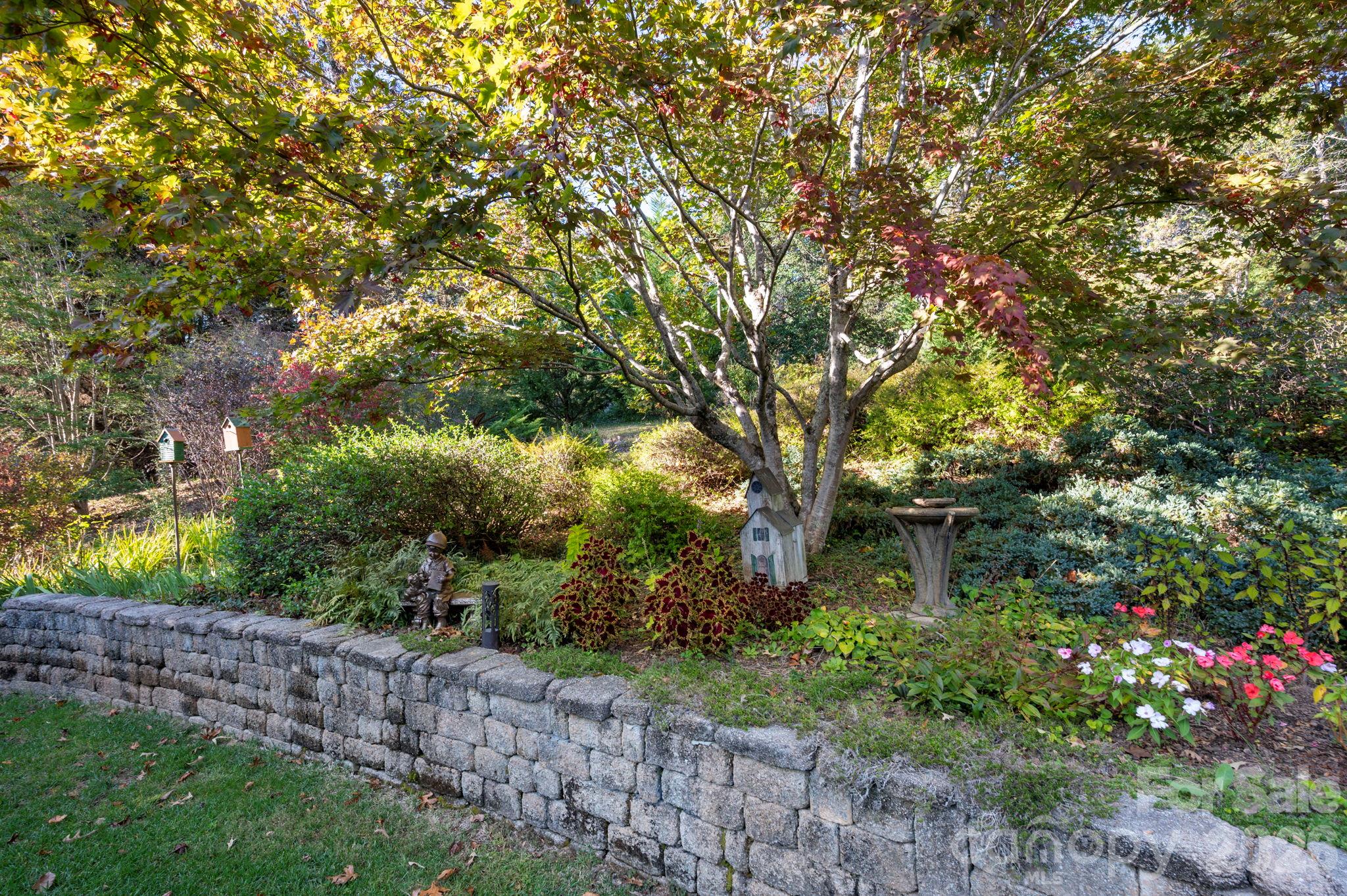 Landscaped for Year-Round Colors - 211 South Plains Drive, Asheville