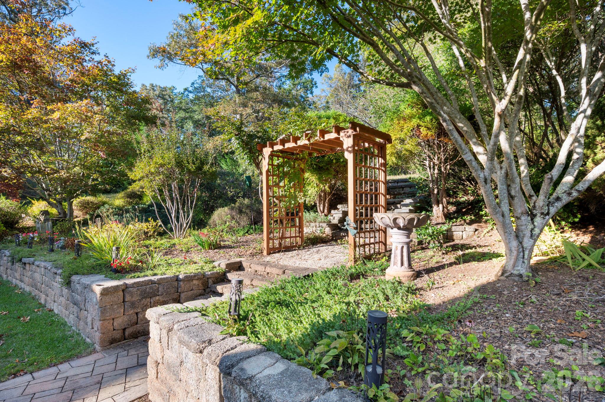 Garden Arch Trellis Highlights Thoughtful Design - 211 South Plains Drive, Asheville