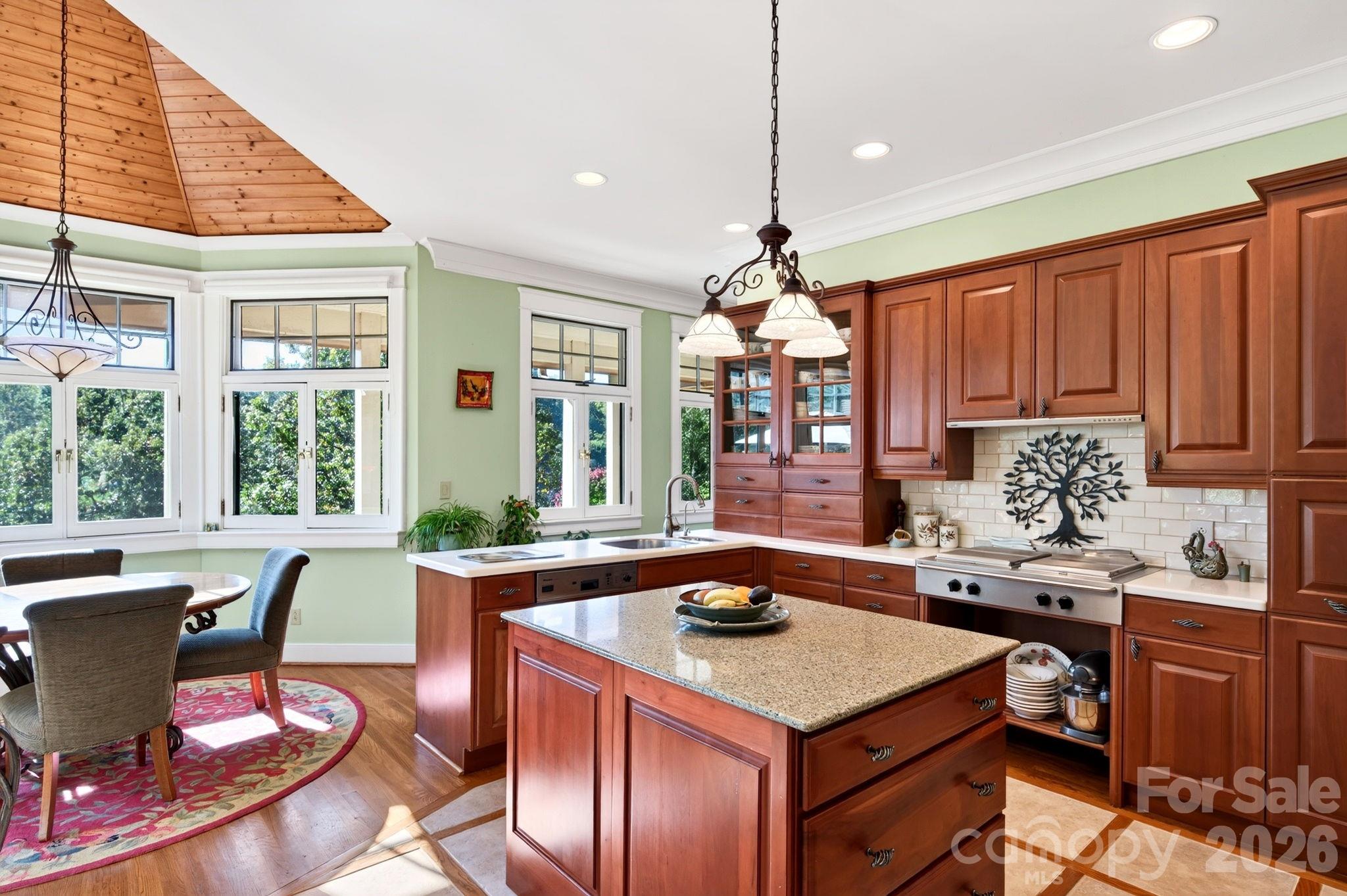 Beautifully-Appointed Kitchen with Designer Appliances - 211 South Plains Drive, Asheville