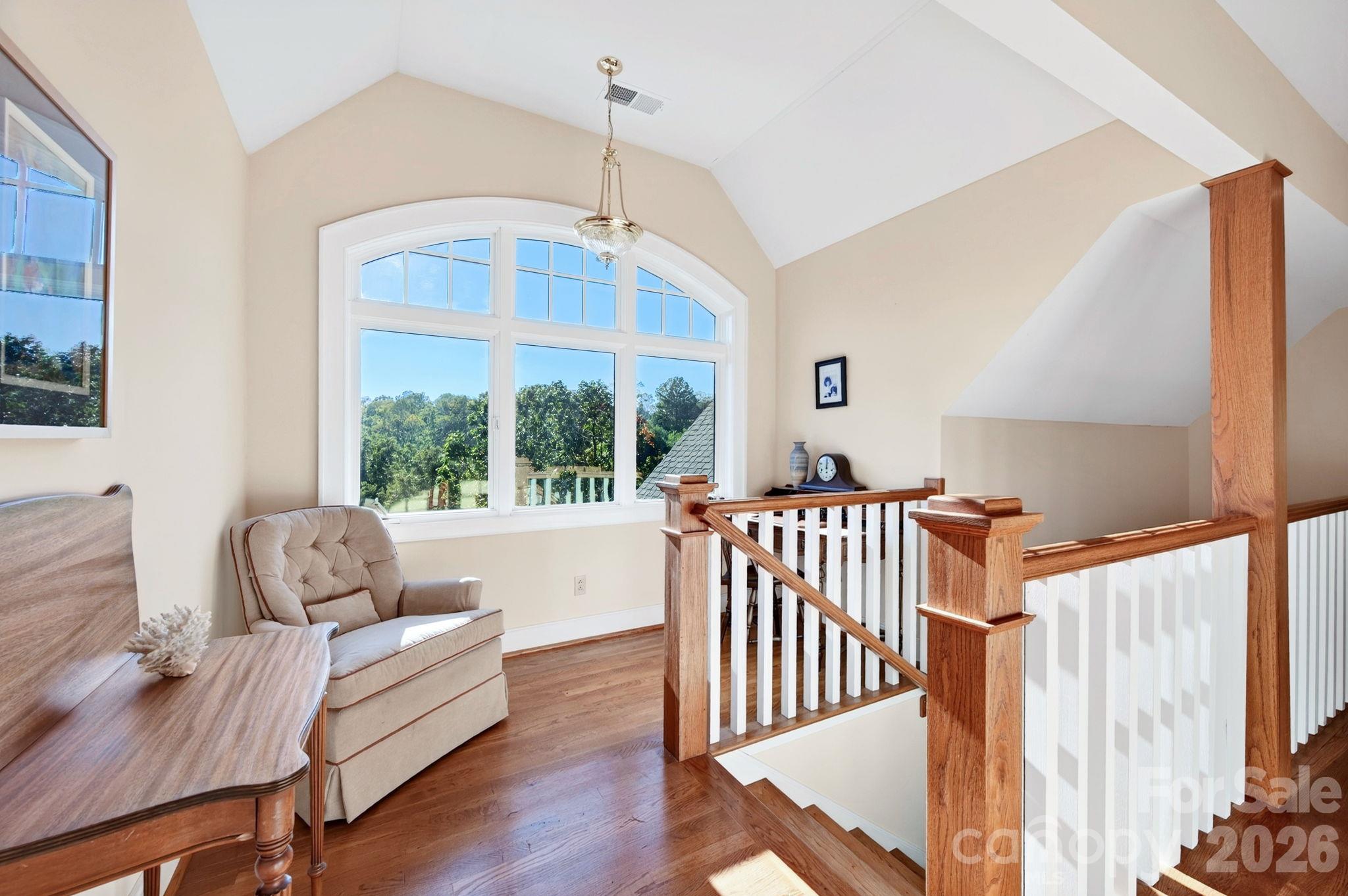 Sitting Area at Upstairs Landing - 211 South Plains Drive, Asheville