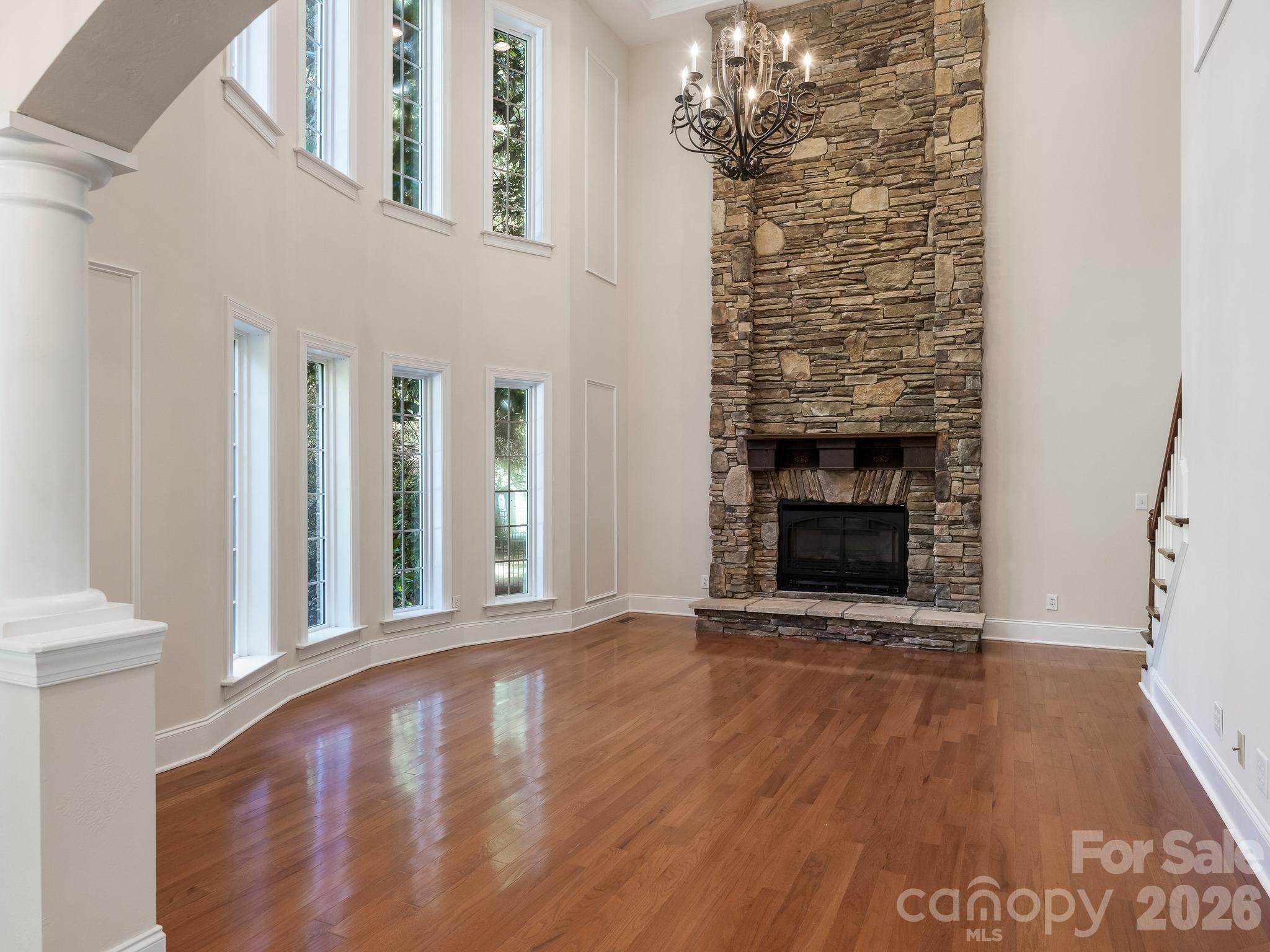 Two-Story Great Room - 9200 Skipaway Drive, Waxhaw