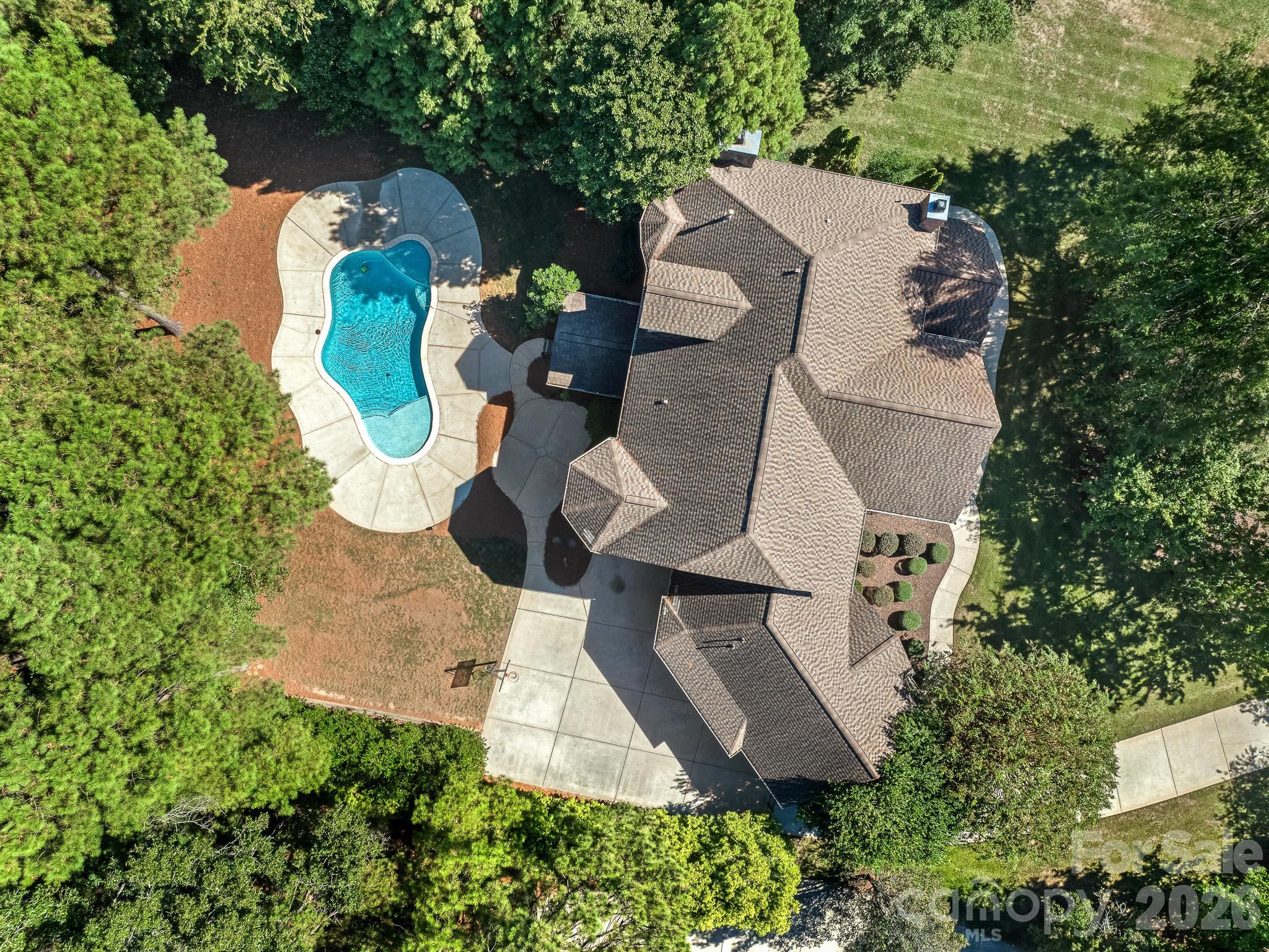 Aerial View - 9200 Skipaway Drive, Waxhaw