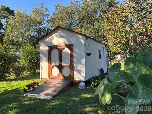 Pool House that is wired and plumbed with a bathroom. - 107 Piedmont Road, Belmont