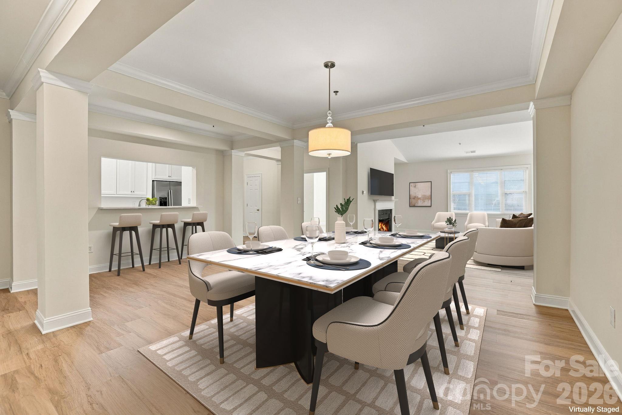 Spacious Dining Room - 5601 Fairview Road, Charlotte