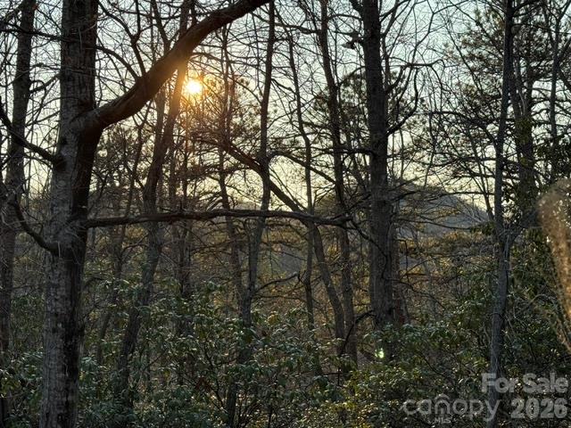 Sunset Behind Mountain Silhouette, Winter View - TBD Burnt Ridge Trail, Black Mountain