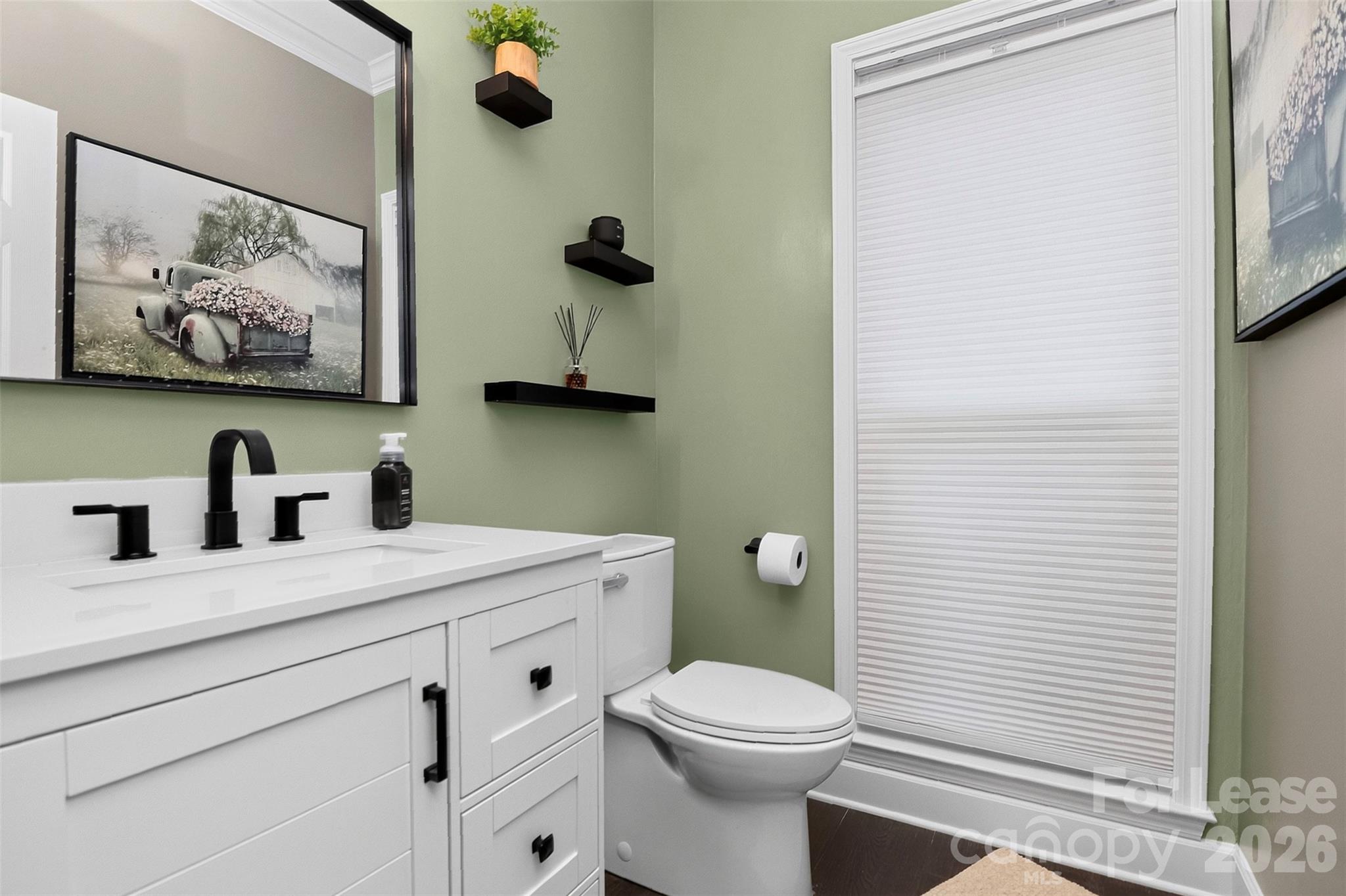 Powder Room - 8437 Bridgestone Drive, Huntersville